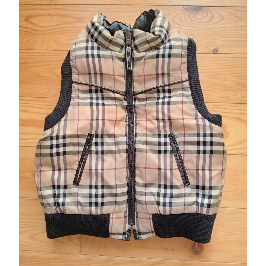 BURBERRY - バーバリーロンドン 定番ノバチェック柄リバーシブルダウン