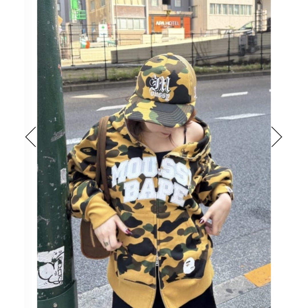 A BATHING APE - MOUSSY×APEコラボ BP/MS REISSUE MESH キャップ 新品