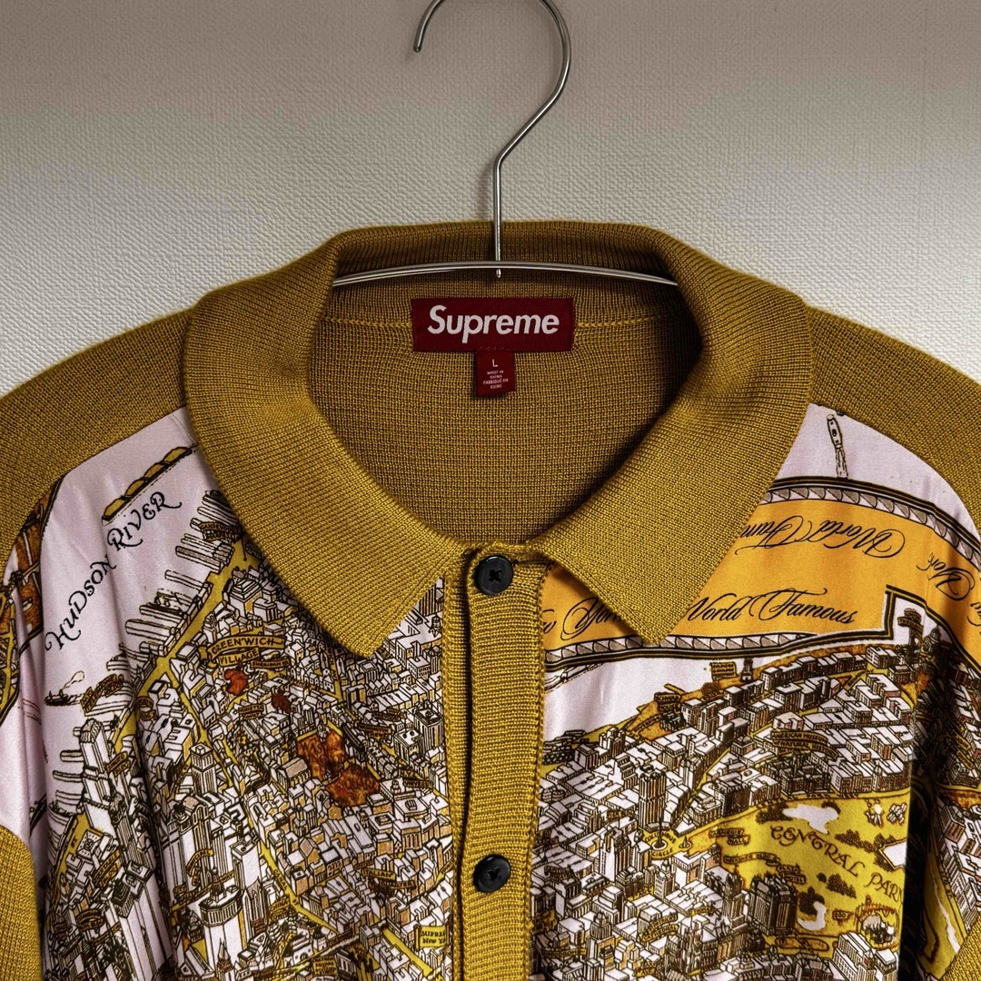 Supreme - Supreme Silk Map Cardigan【L】の通販 by 入力中..shop