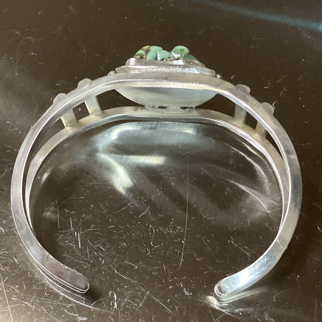 SILVER800 シルバーバングル ターコイズ グリーンの通販 by トト子's