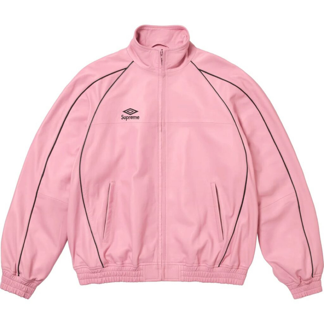 Supreme - Supreme Umbro Leather Track Jacket Pink。の通販 by
