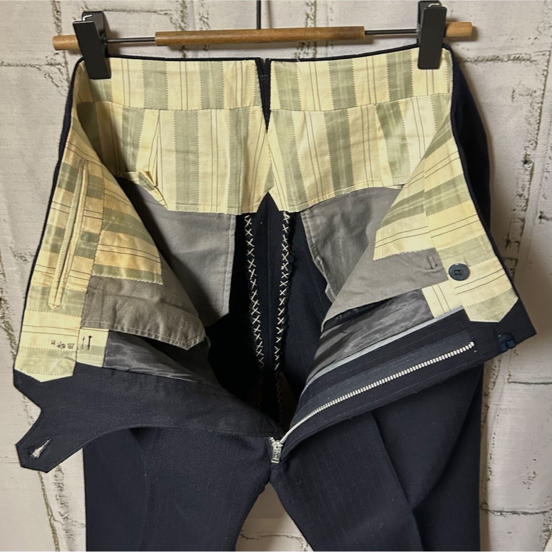 VINTAGE - 50S～60S ヴィンテージ スラックス シャドーストライプ 黒