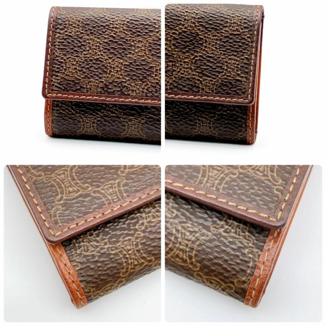 CELINE マカダム柄 6連 キーケース 箱付き 良品 39566 CELINE マカダム