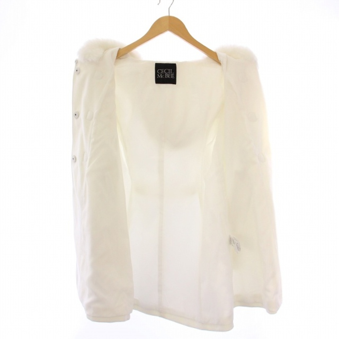 CECIL McBEE - セシルマクビー ダッフルコート ロング フード フェイク