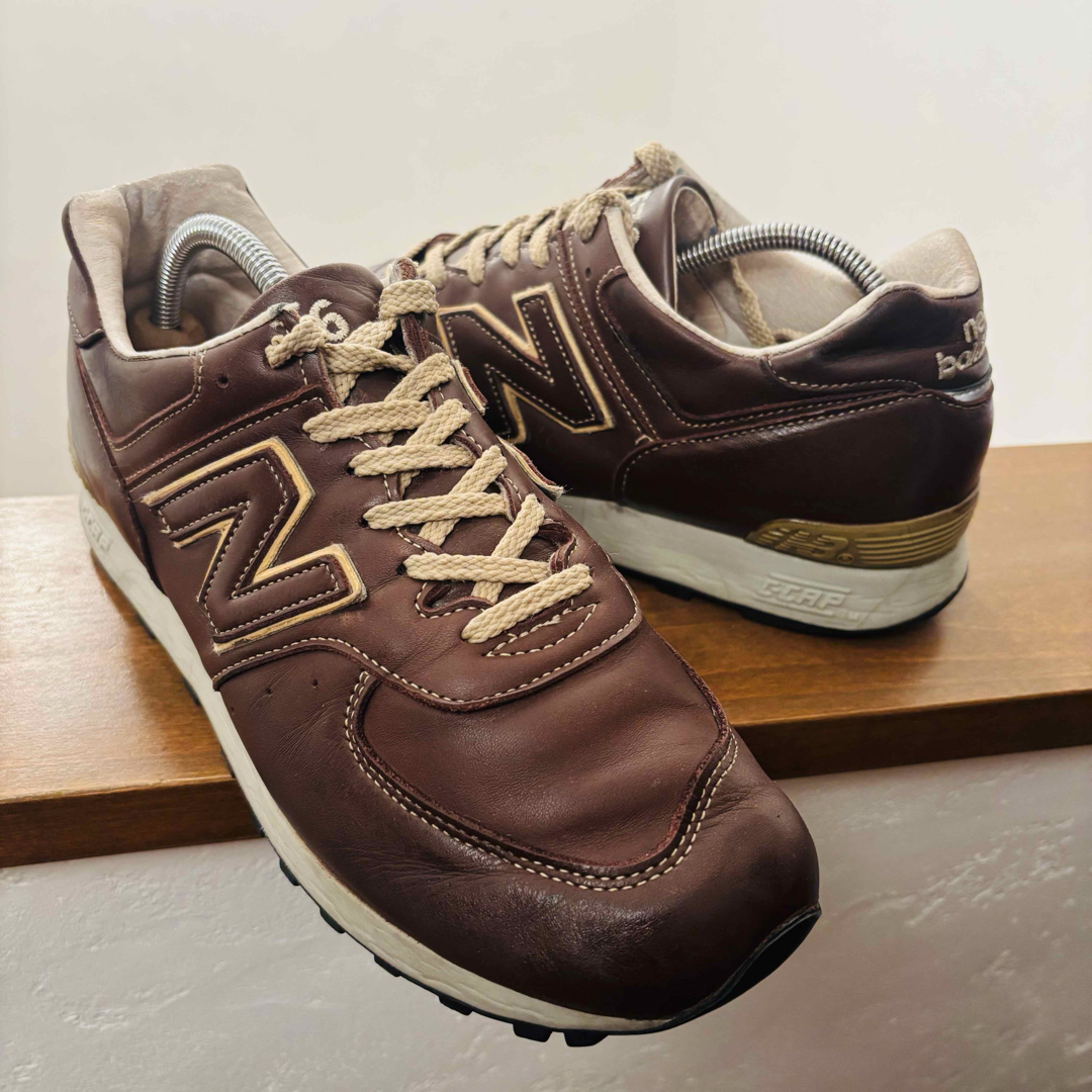 576（New Balance） - 廃番 オールレザー New Balance LM576NB UK製