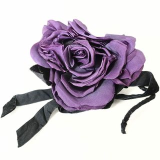 m.kページ ローズリースコサージュパープルPINKHOUSEピンクハウス m.k
