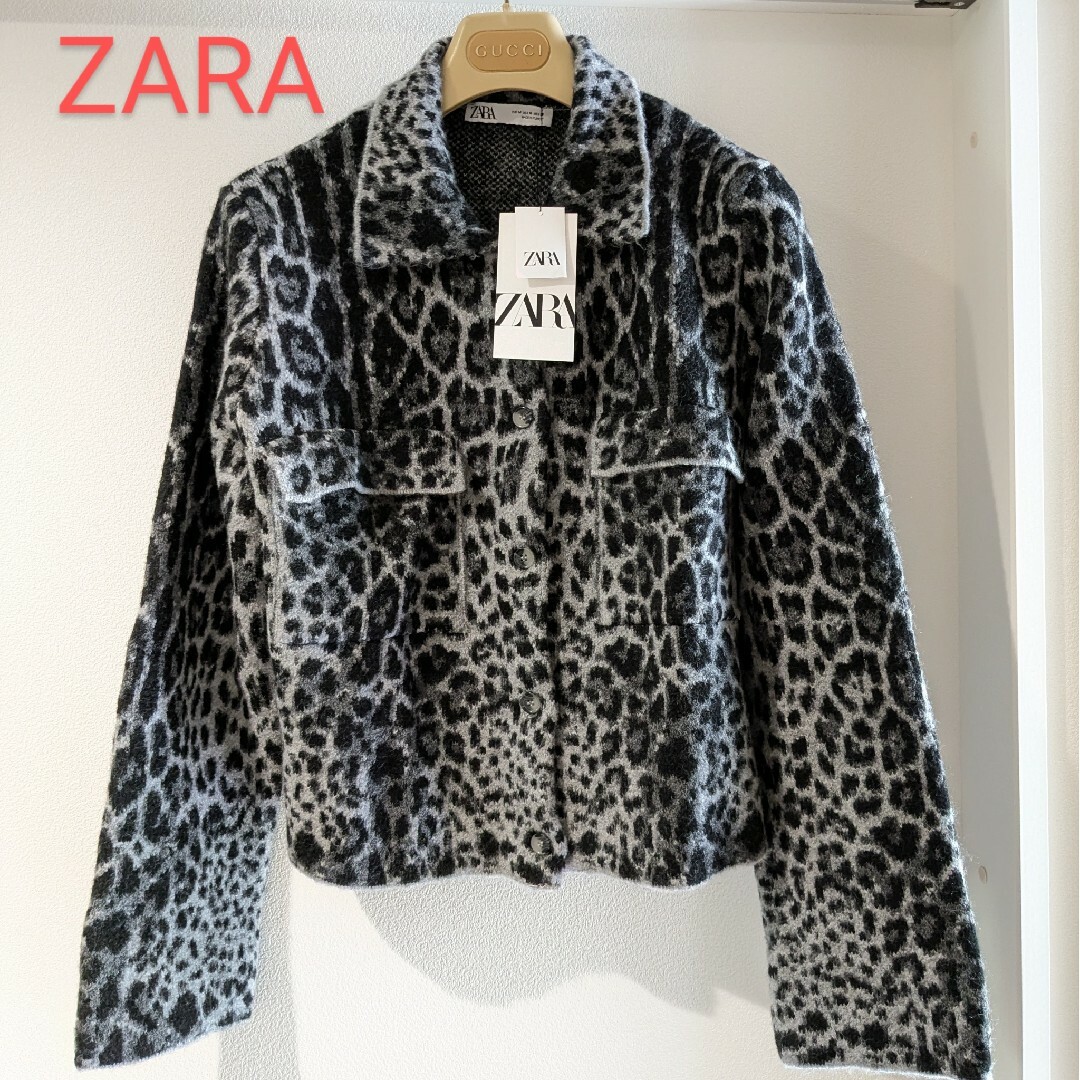 ZARA - 新品 ZARA ジャケット 未使用 レオパード柄 タグ付き 豹柄 Mの