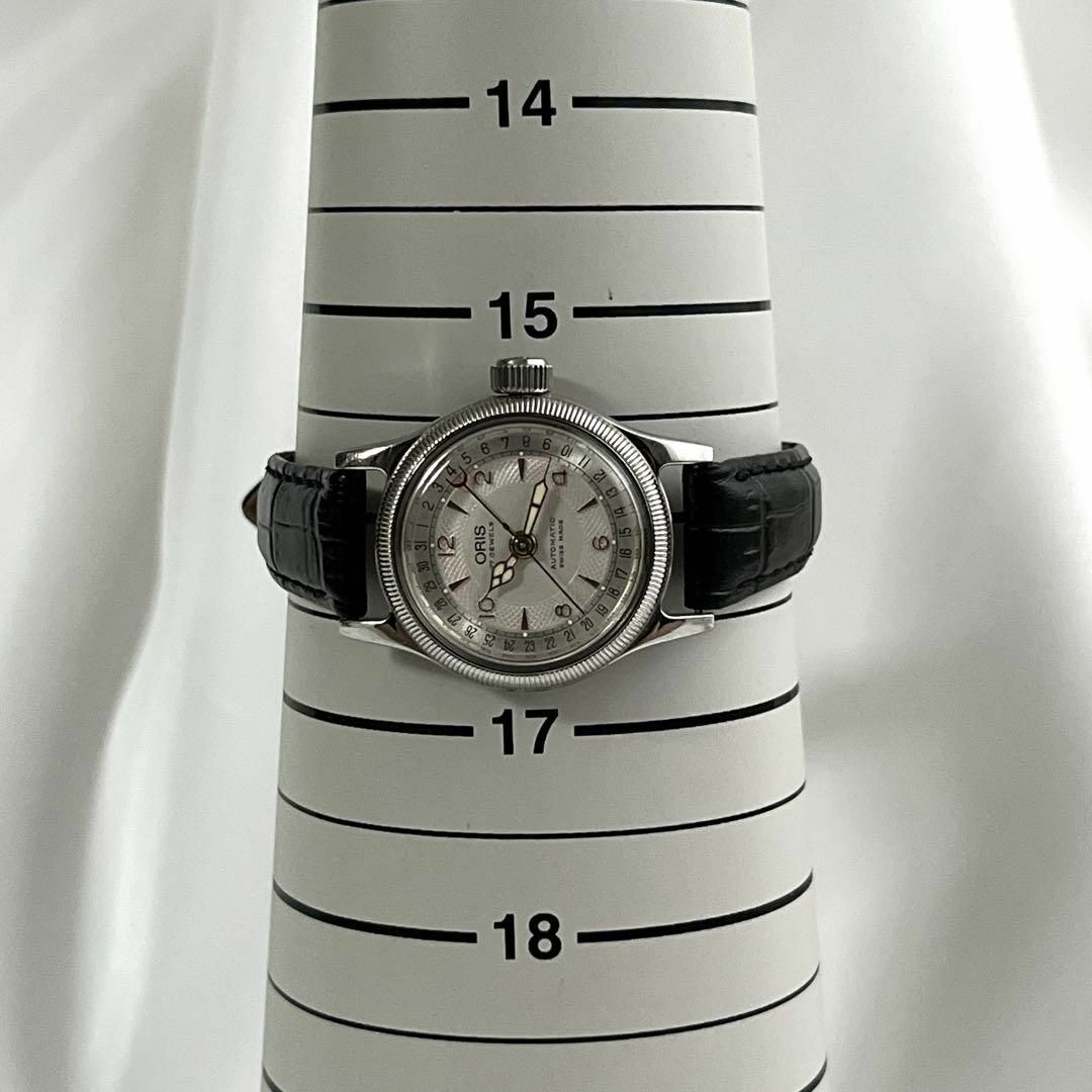 ORIS - オリス ポインターデイト 腕時計 裏スケ ビッグクラウン 自動