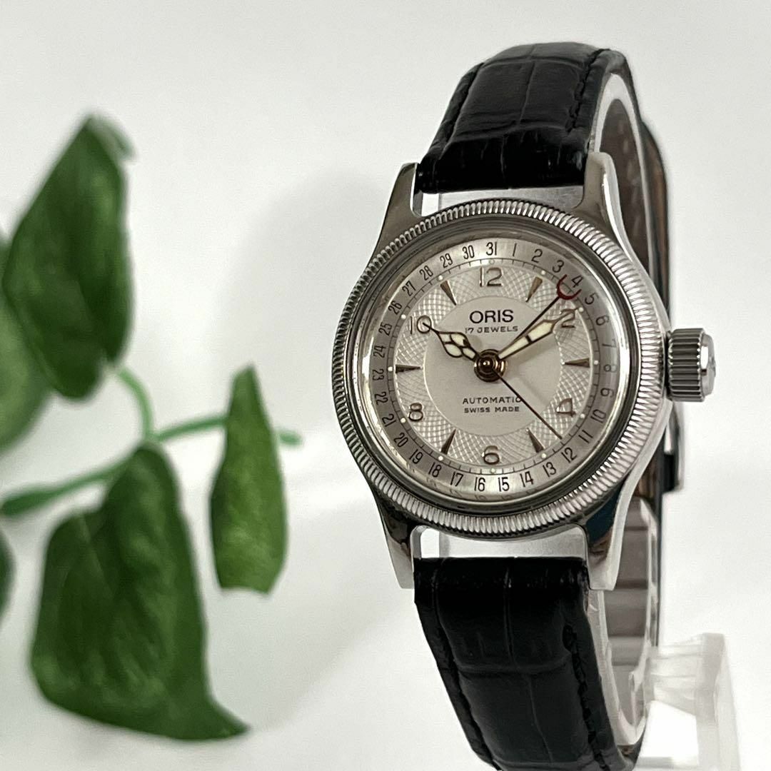 ORIS - オリス ポインターデイト 腕時計 裏スケ ビッグクラウン 自動