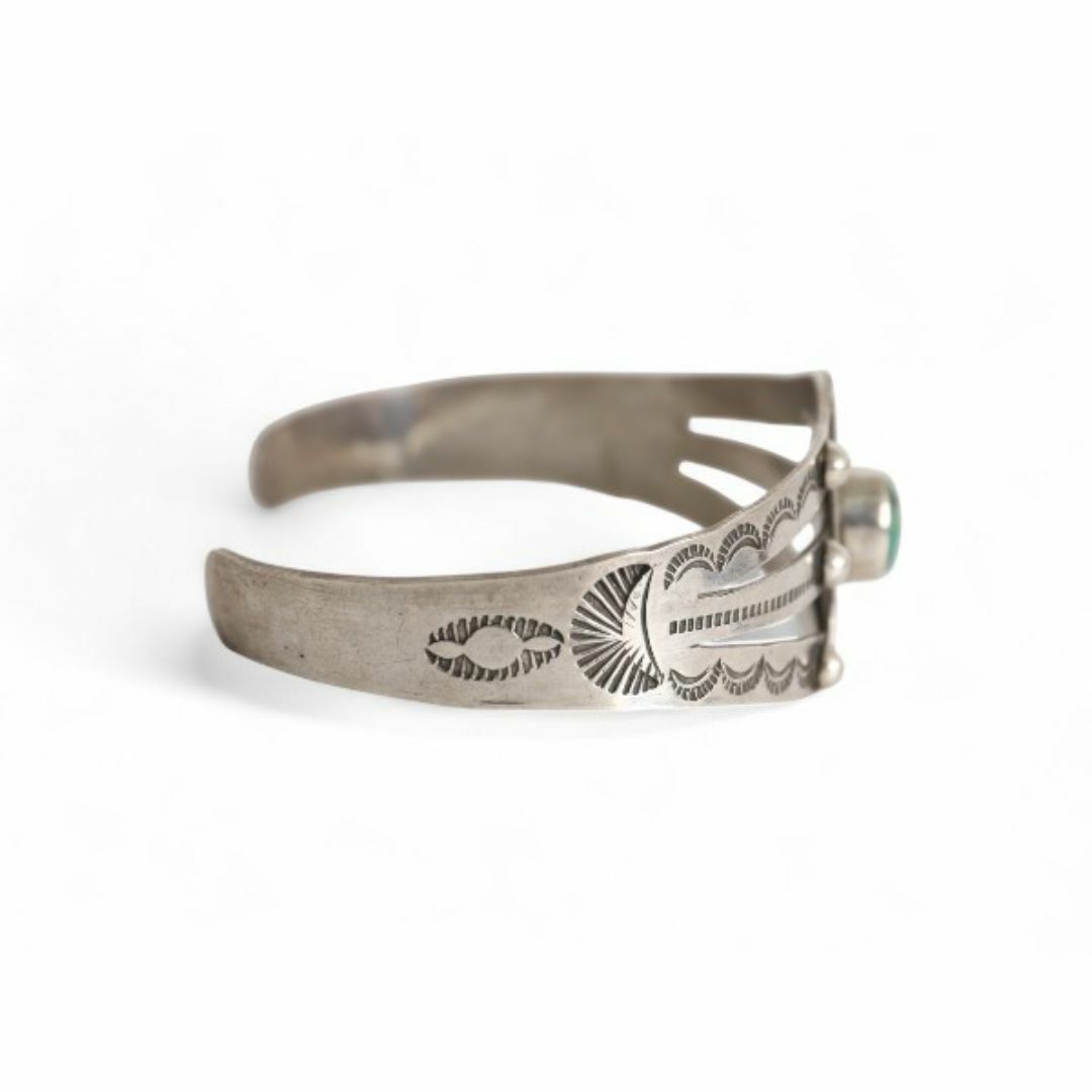 50s 60s ☆ ナバホ グリーン ターコイズ サンダーバード シルバー