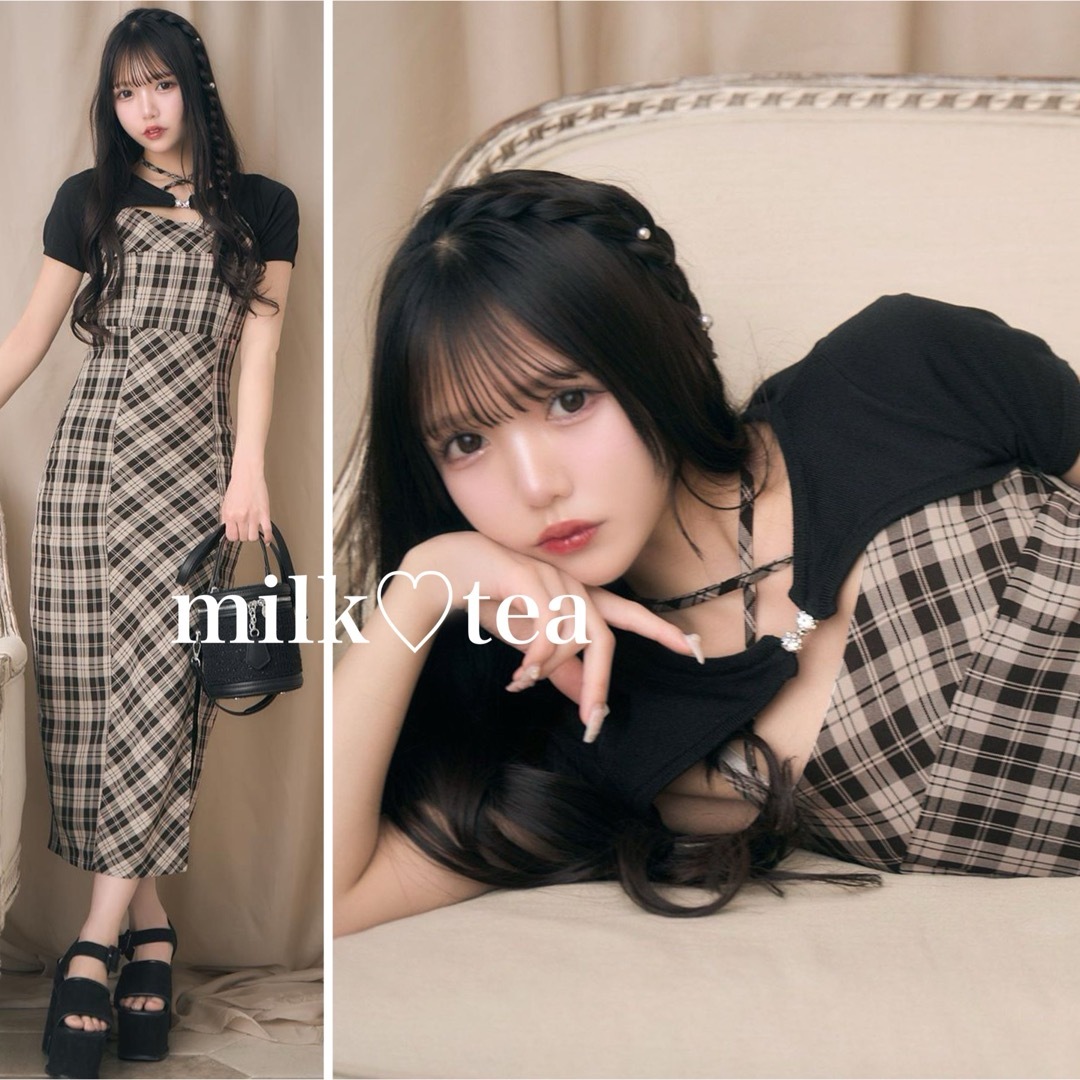 michellMacaron - 新品タグ ミシェルマカロン アンサンブルチェック