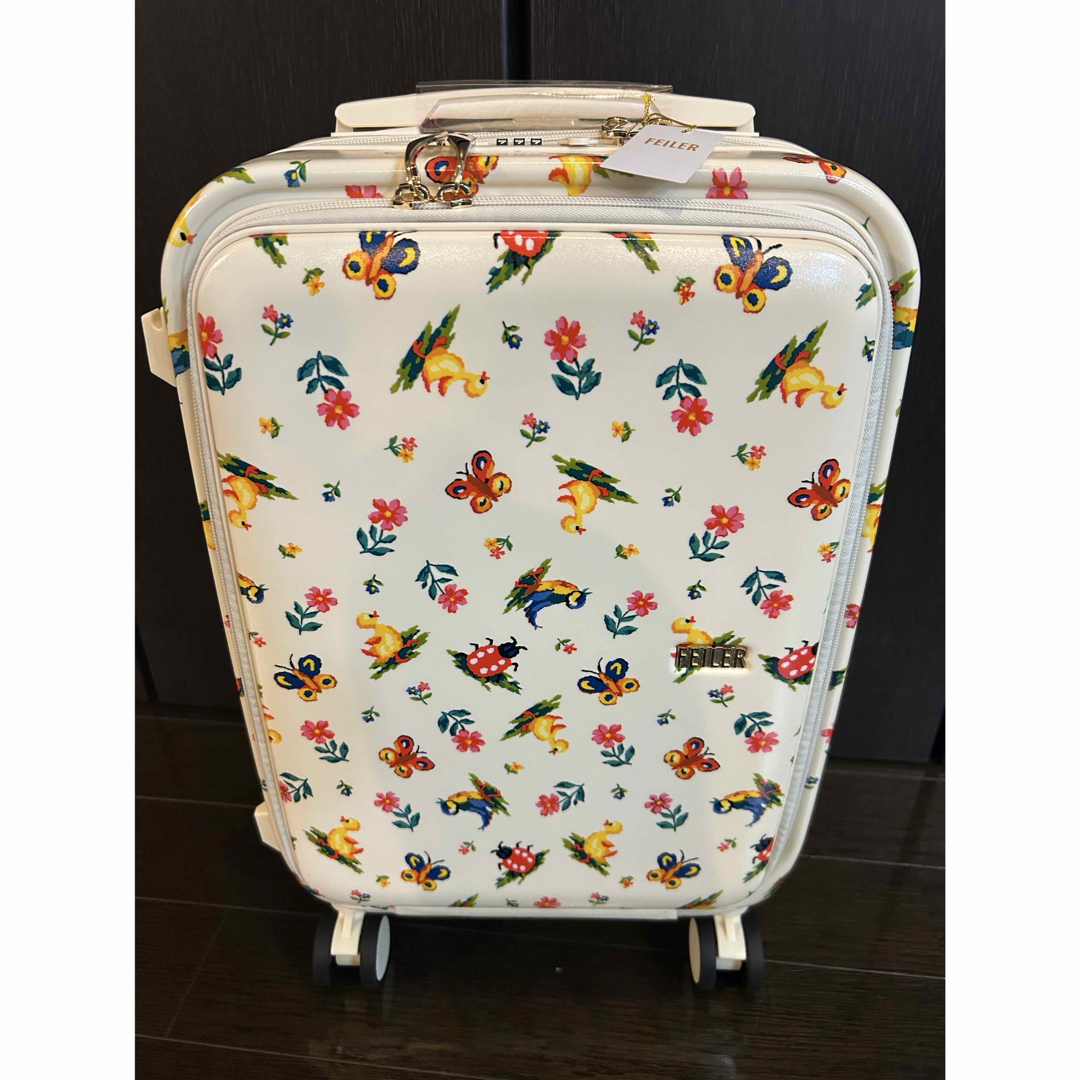 FEILER - フェイラー ハイジ トローリーケース アイボリー キャリー