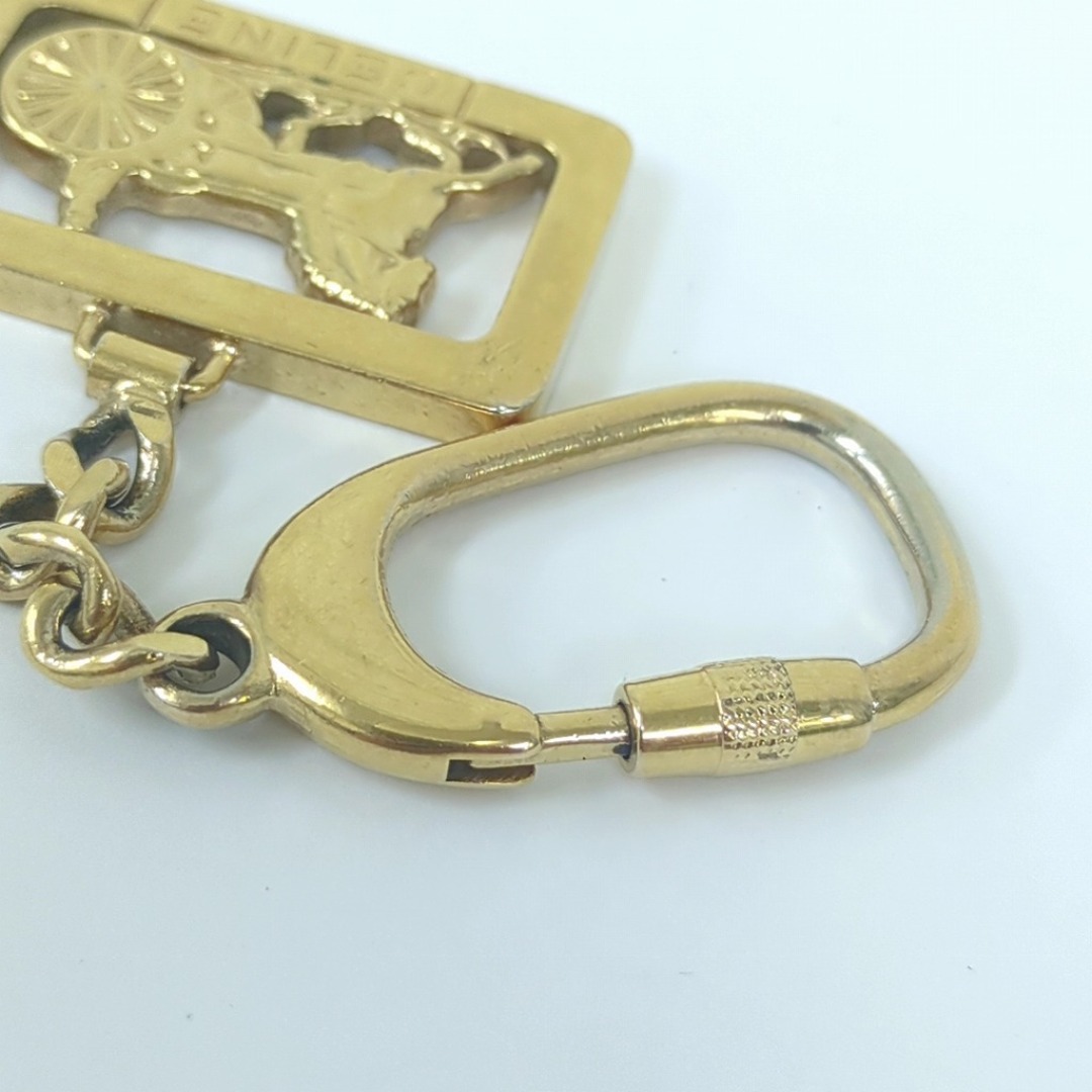 CELINE - セリーヌ ヴィンテージ 馬車キーホルダー キーリング