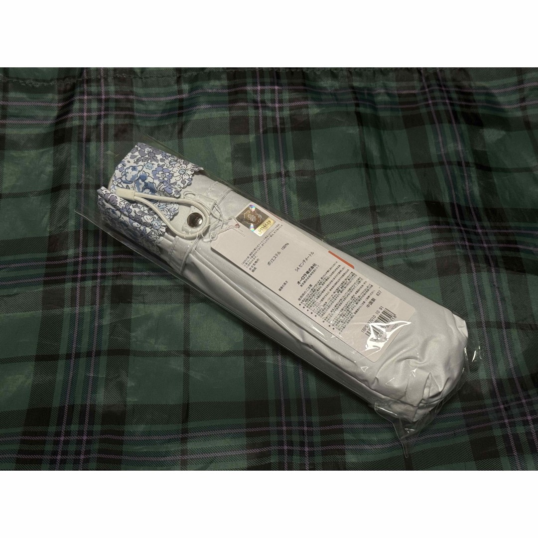 大阪万博2025 ミャクミャク リバティ柄晴雨兼用折り畳み傘 ホワイトの