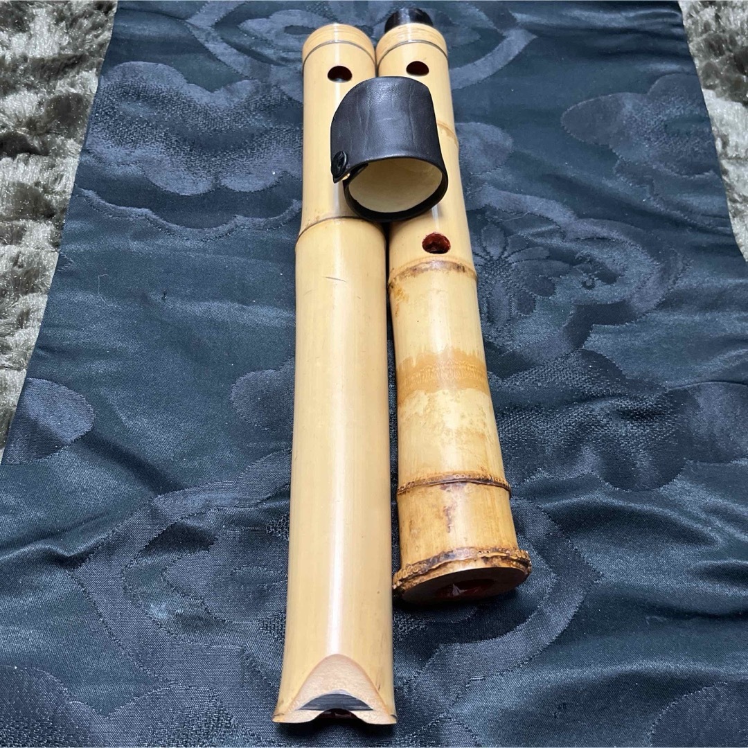 尺八 都山流 在銘 2印 一尺八寸管 中継ぎ緩み
