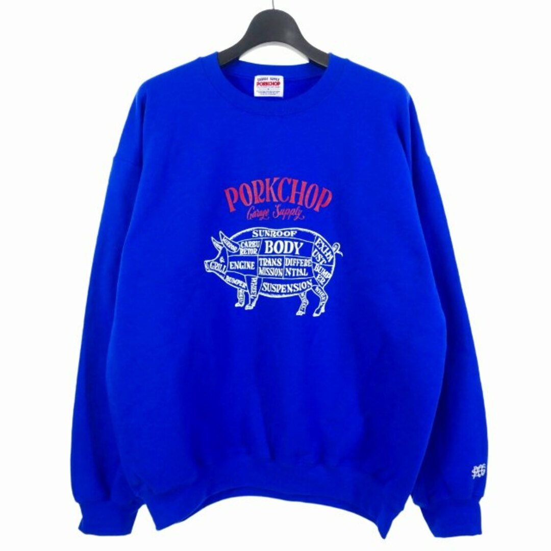 PORKCHOP POKE CHOPポークチョップ トレーナー ネイビー サイズS