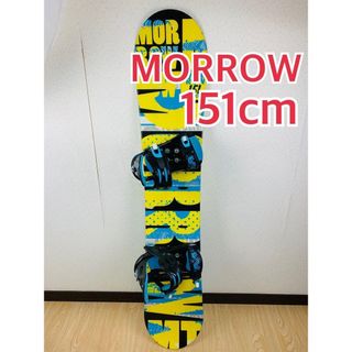 Morrow - MORROW スノーボード 板 151cm ビンディング付き スノボの