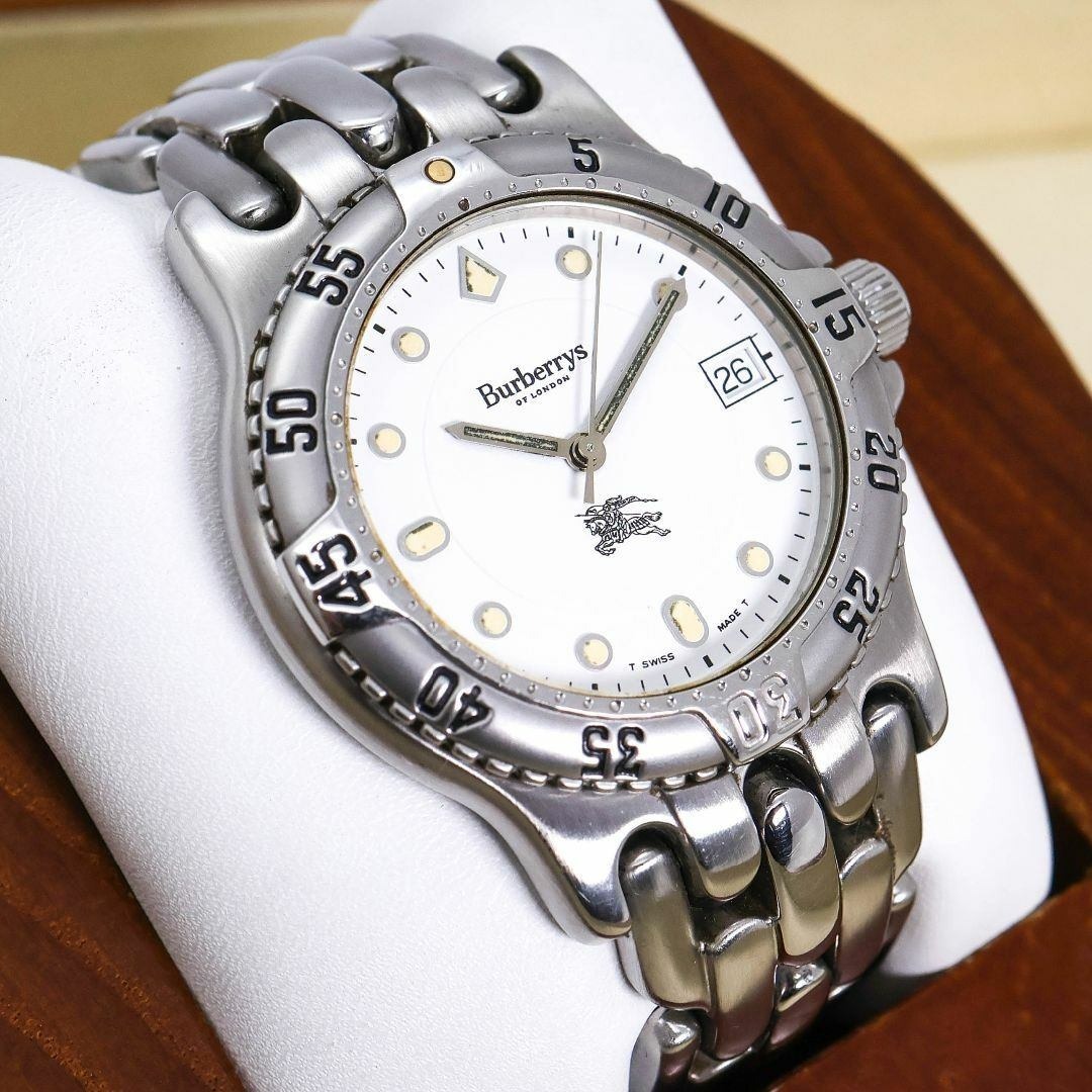BURBERRY - ジャンク品 BURBERRY 腕時計 アンティーク メンズ 回転