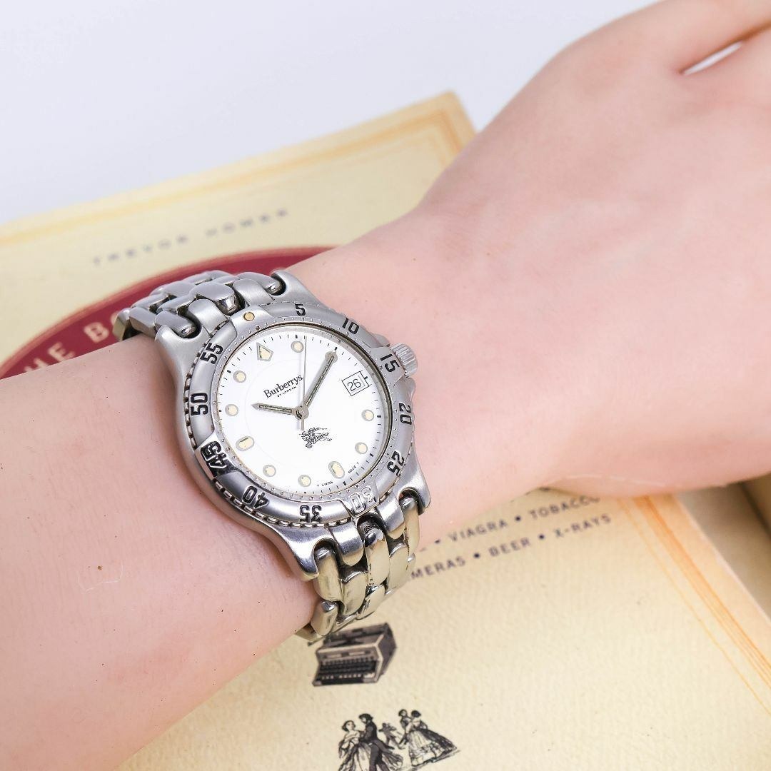 BURBERRY - ジャンク品 BURBERRY 腕時計 アンティーク メンズ 回転