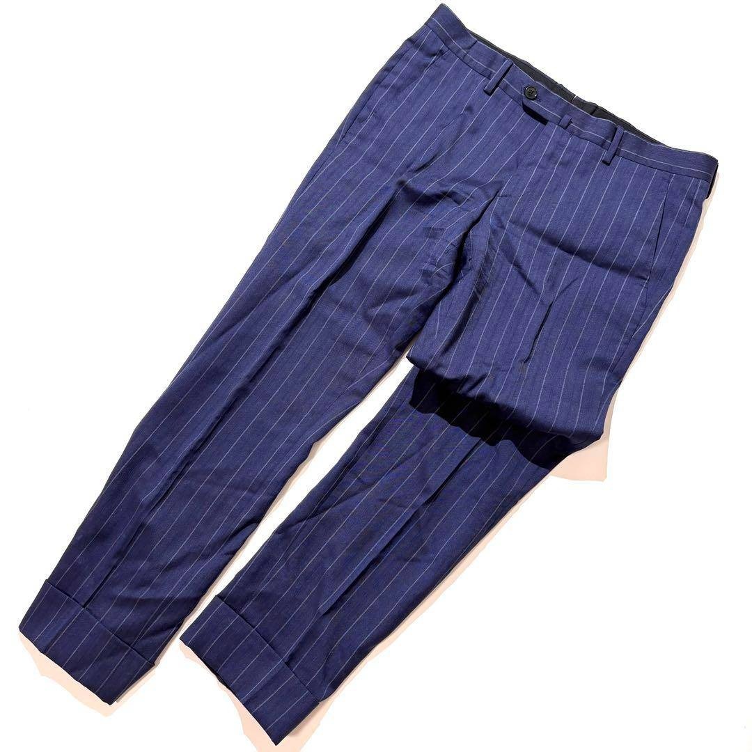 ETRO - 【未使用級】ETRO スーツ セットアップ ブルー ストライプ