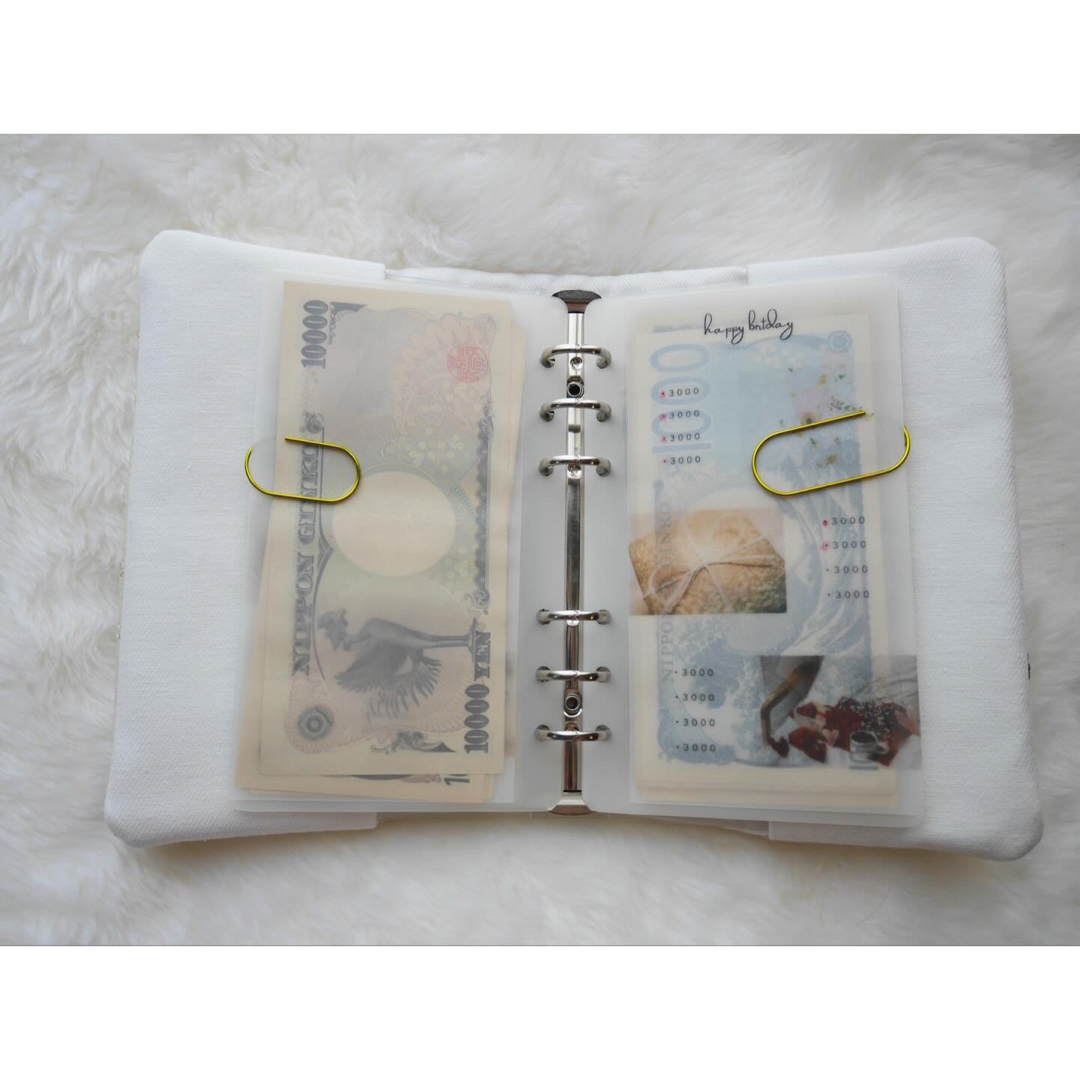 バインダー貯金 韓国 saving バインダーカバー A6用の通販 by KO's