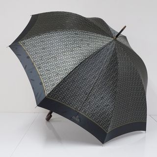 FENDI - 傘 FENDI フェンディ 高級紳士傘 USED美品 ジャガード ズッカ