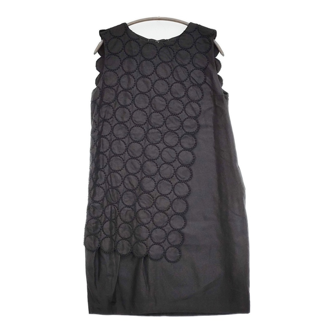 ミナペルホネン タンバリン刺繍 ノースリーブ ワンピース 9Y ミナ