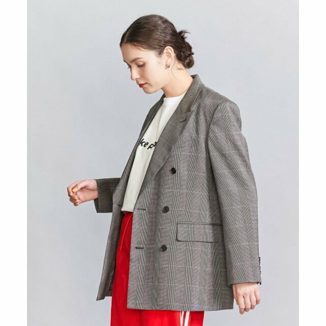 BEAUTY&YOUTH UNITED ARROWS - 【DK.BROWN】チェック ダブルジャケット