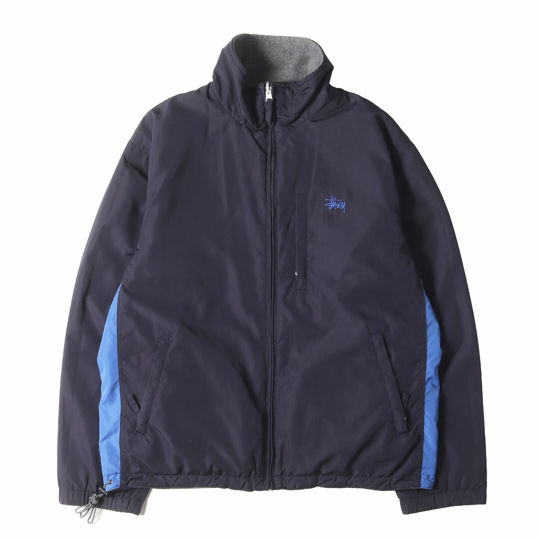 STUSSY - STUSSY ステューシー ジャケット グレー×ネイビー サイズ:L