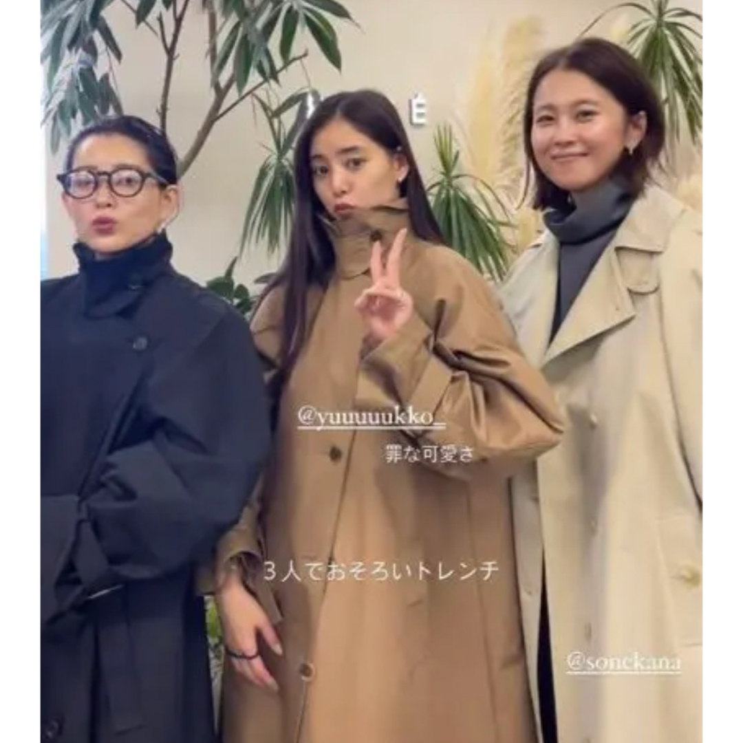 ETRE TOKYO - ETRE TOKYO コンシャススリーブトレンチコート Sサイズの