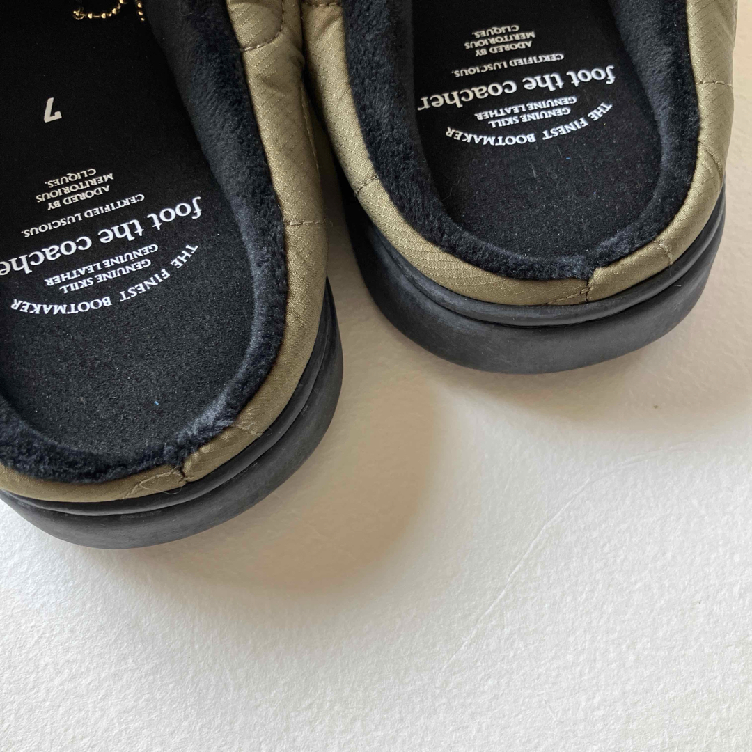 foot the coacher - 未使用 foot the coacher キルティングサンダル