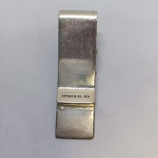 Tiffany & Co. - Tiffany クロコ型押し マネー クリップ希少美品の通販