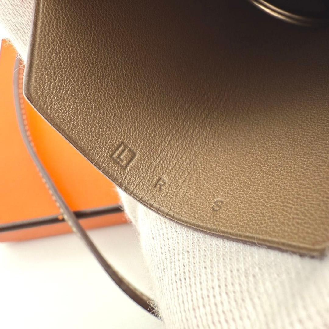 HERMES - 美品 HERMES レザー クロシェット キーリング チャーム