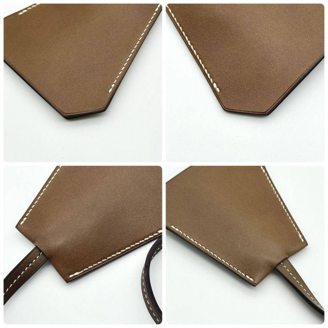 HERMES - 美品 HERMES レザー クロシェット キーリング チャーム