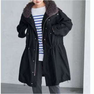 IENA - 【IENA】モッズコートライナー付き ファー カーキ36 の通販 by