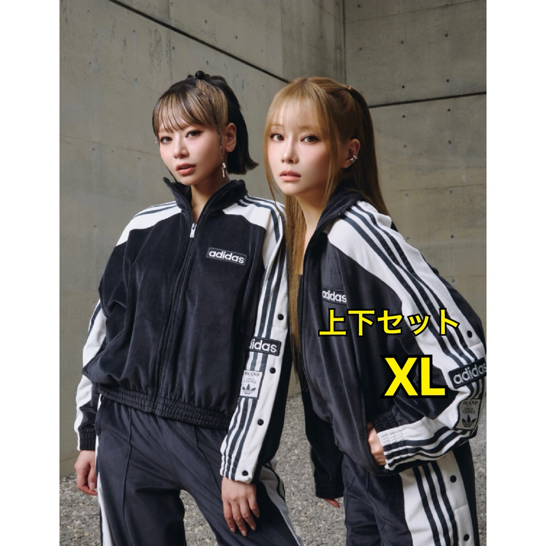 adidas Originals - adidas W ADIBREAK VELOUR TT TP 黒 XLの通販 by