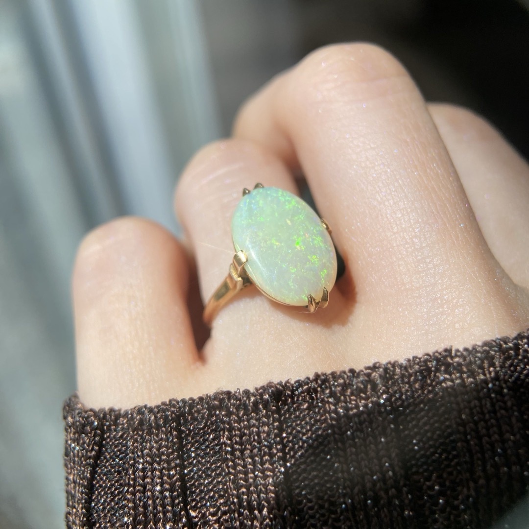 レトロ K18 オパール 千本透かし 3.5g 10号 ゴールド | 激安通販のイー