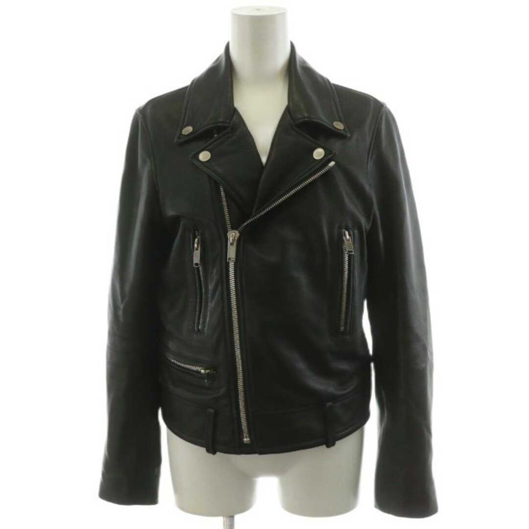 アッパーハイツ THE RIDERS ライダースジャケット ダブル 羊革 1 黒の