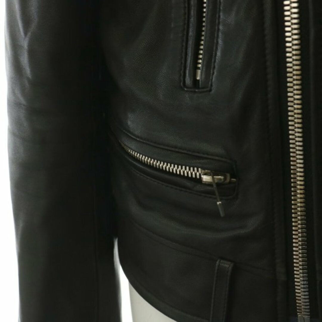 アッパーハイツ THE RIDERS ライダースジャケット ダブル 羊革 1 黒の