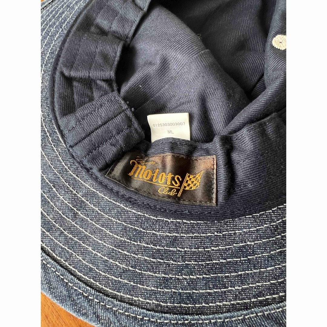 極美品】visvim MOTORS CLUB BUCKLEY CAP DMGD