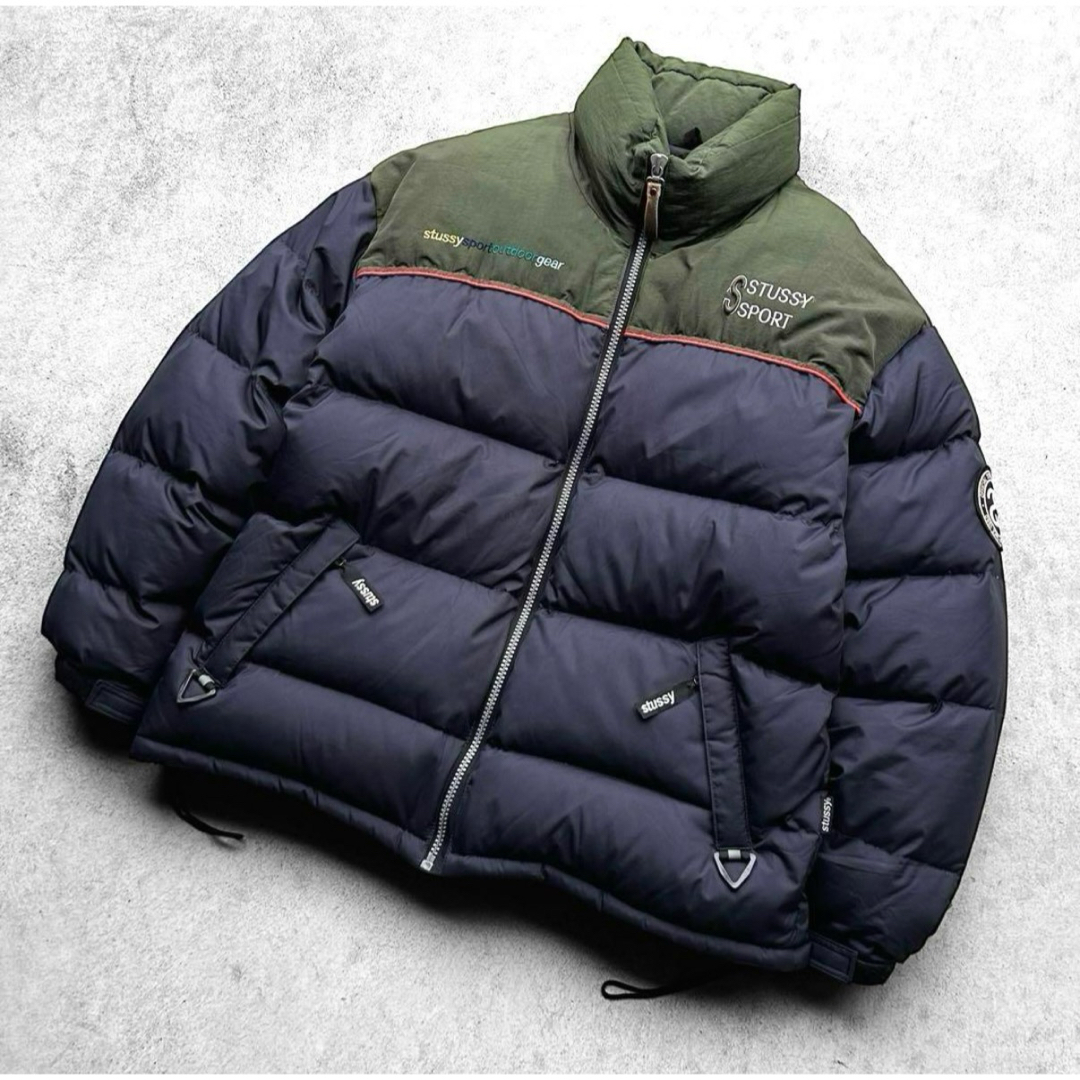 STUSSY - 希少 90s OLD STUSSY ステューシー 肉厚 ヌプシ ダウン