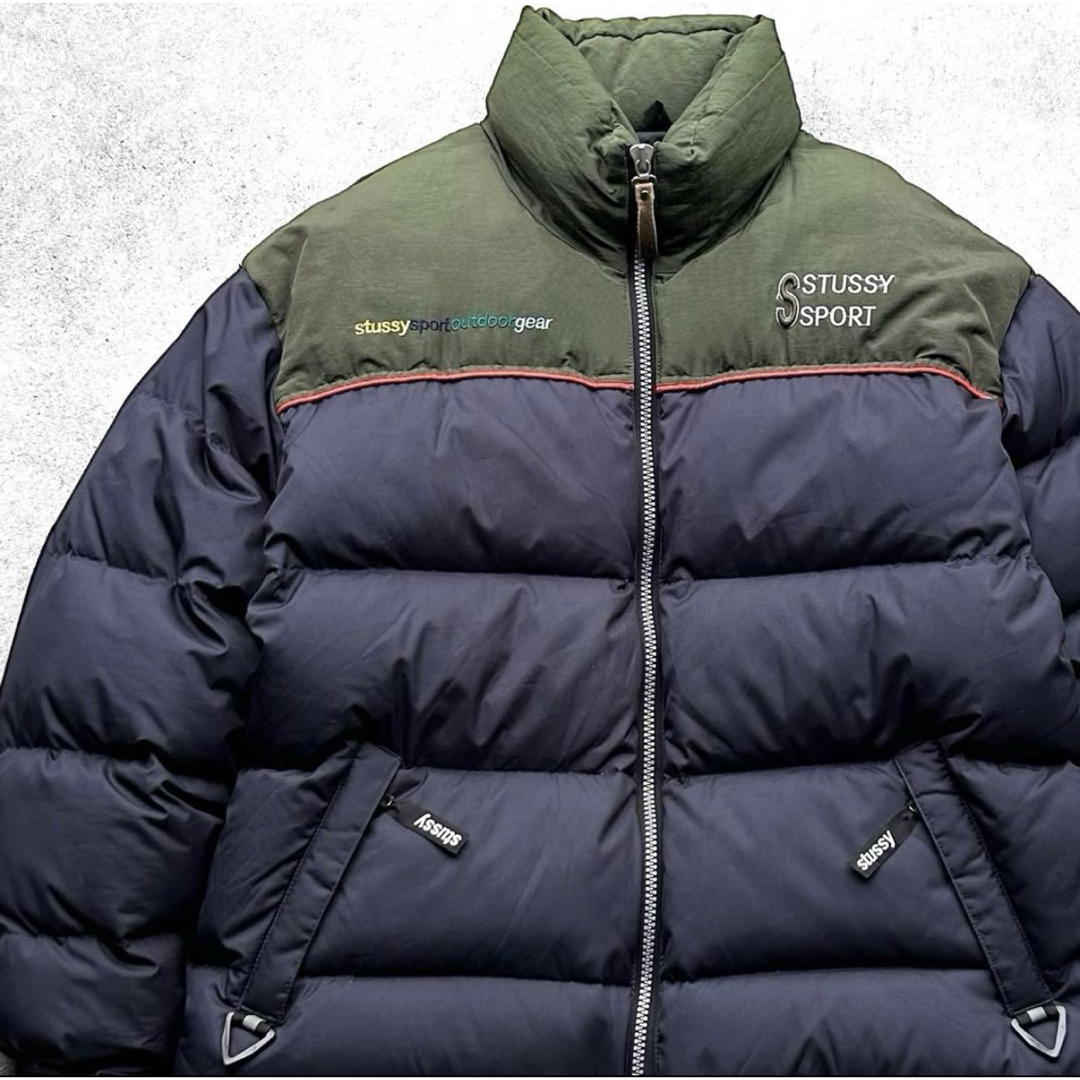 STUSSY - 希少 90s OLD STUSSY ステューシー 肉厚 ヌプシ ダウン