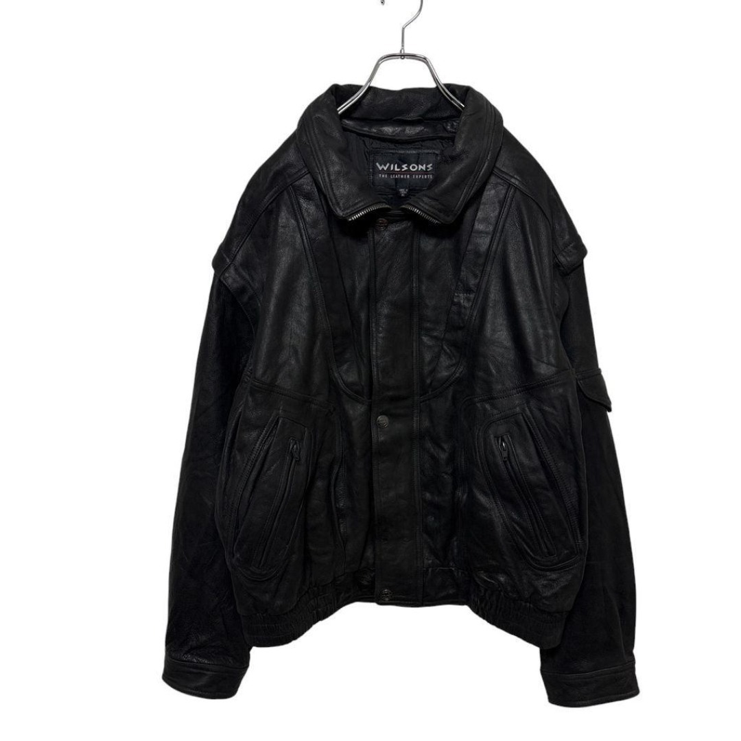 VINTAGE 90S vintage ピッグスキン ジャケット メンズS 黒 モード 古着