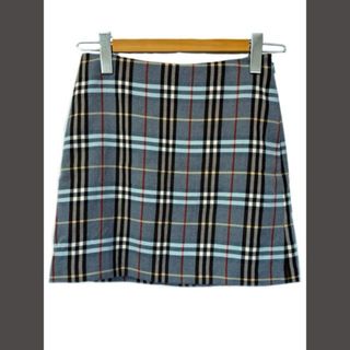 バーバリー ブルーレーベル ミニスカート ノバチェック ホースロゴ