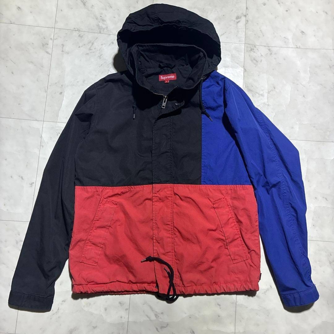 Supreme - SUPREME ナイロンジャケット マルチカラー フード収納 襟