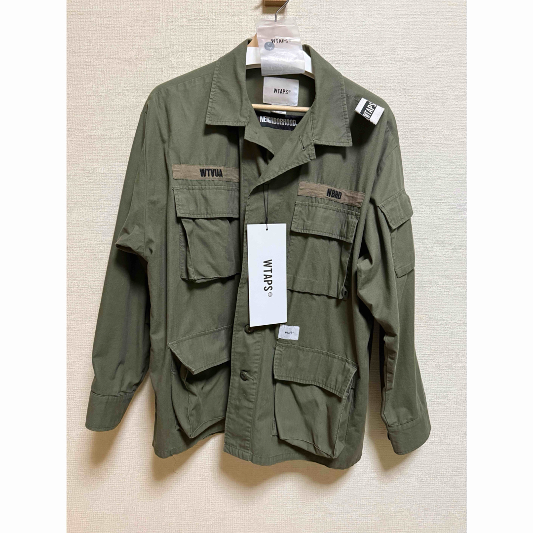 W)taps - 【美品】WTAPS × NEIGHBORHOOD JUNGLE LS SHIRTの通販 by