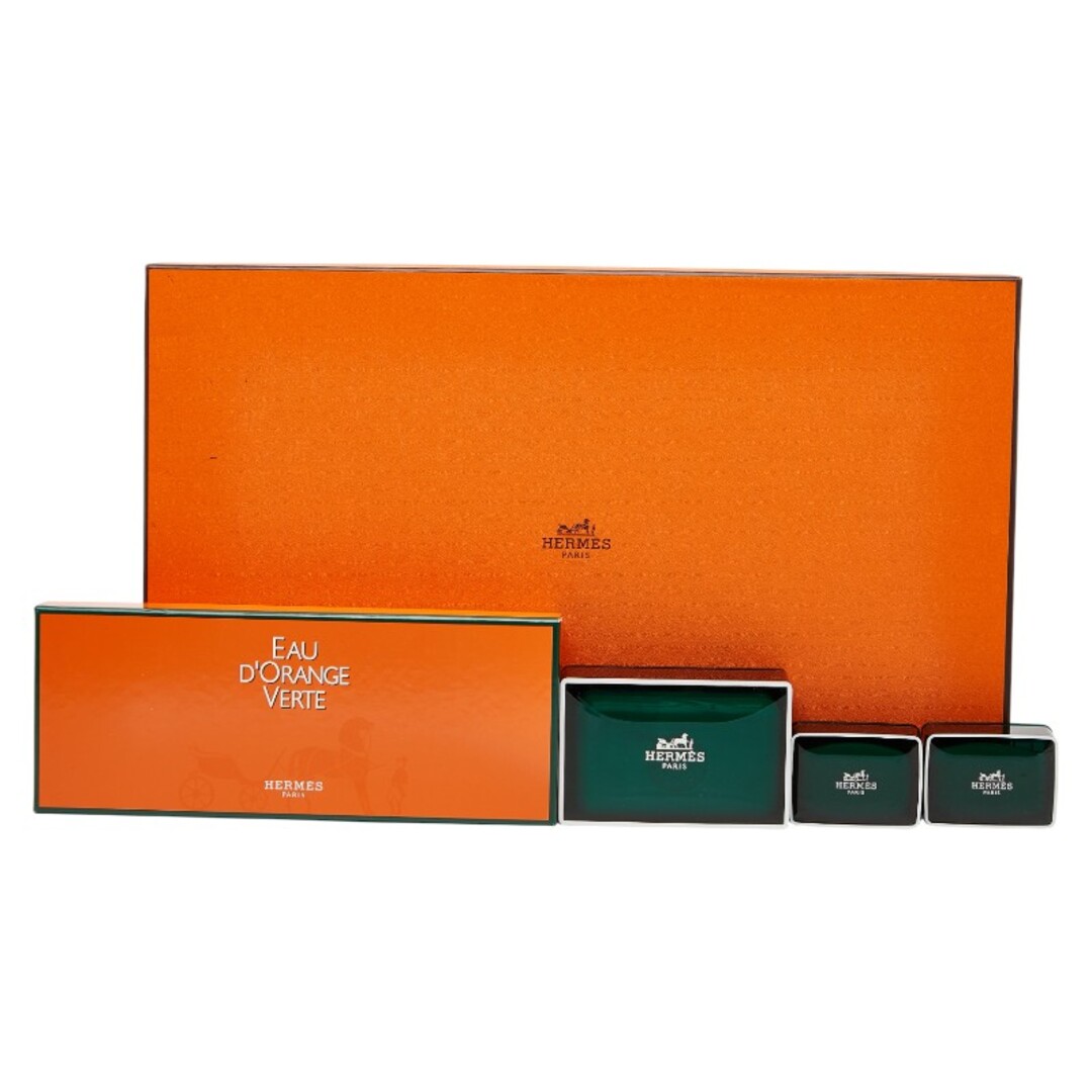 HERMES - エルメス タオル ソープ 石鹸 3点 セット コットン