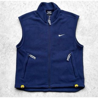 NIKE - 【希少配色】NIKE ACG フリースベスト 黒×紫×緑 L相当 90s
