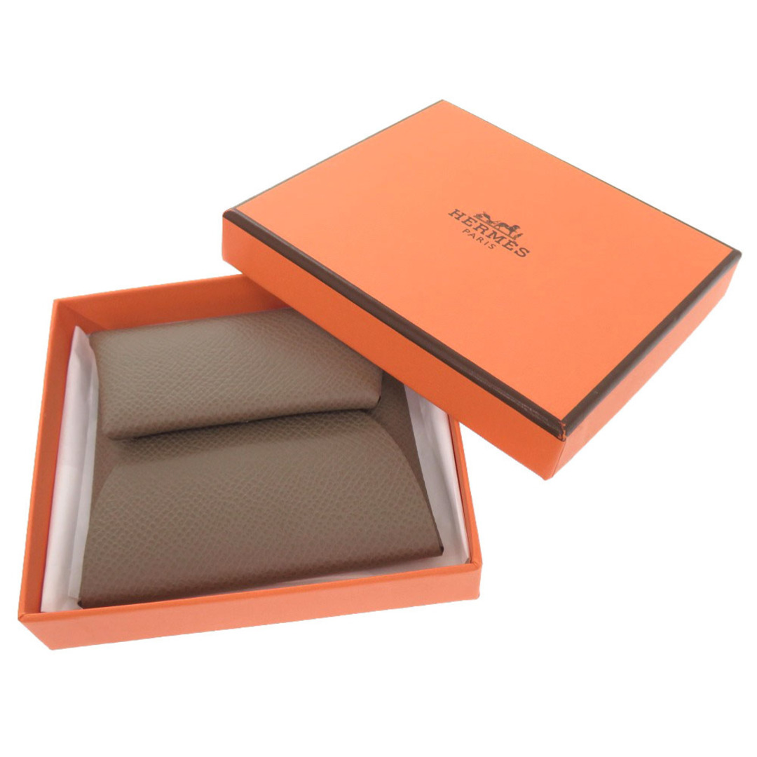 HERMES - 未使用 エルメス バスティア ヴォーエプソン エトゥープ W