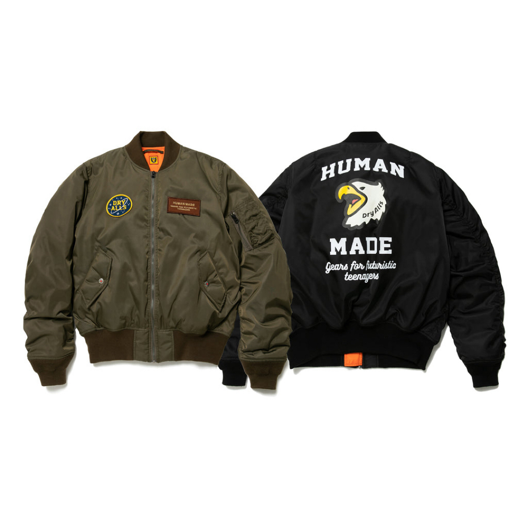 HUMAN MADE - HUMAN MADE®︎ MA-1 22A/W ブラック Lサイズの通販 by